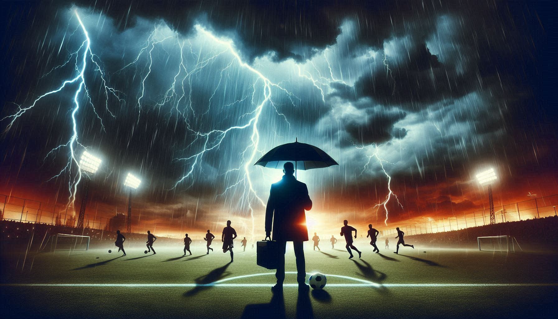 Coach weathering the storm